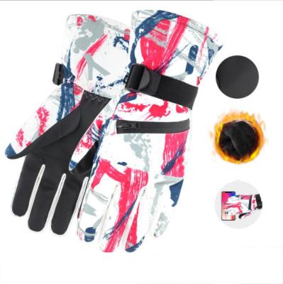 China Anti-impact Ski Gloves Waterproof Touchscreen Snow Gloves for Women Men, Warm Winter Snowboard Gloves for Cold Weather for sale