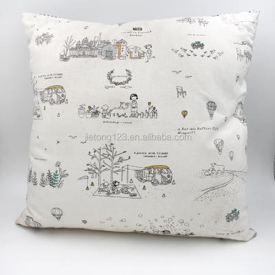 China Multifunctional Oilproof Cotton Cushion Canvas Covers, High Quality Fashion Simple Cushion For Leaning On for sale