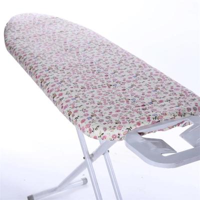 China Minimalist 100% Cotton Heat Resistant Ironing Board Cover Printed Elastic Iron Board Cover for sale