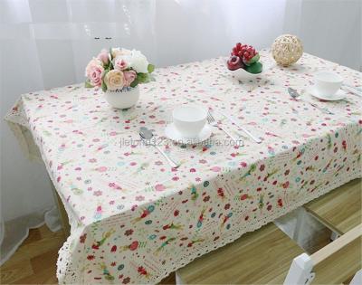 China Childhood Rabbit Characters Kitchen Tablecloth Tea Tablecloth Cover Oilproof Joy for sale