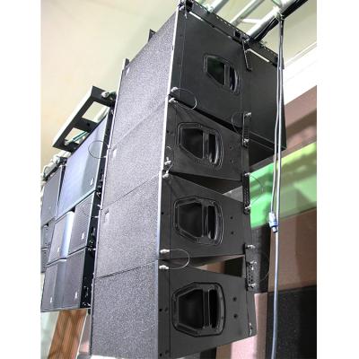 China Wooden High Fidelity Powerful Active Powered Music Sound System DJ Speakers Line Array for sale