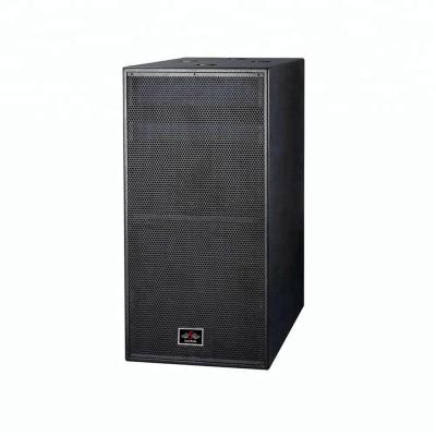 China China Supplier Double Stage 18 Inches 1500 Watt Big Bass Box Subwoofer Pro Audio Sound Speakers From Guangzhou for sale