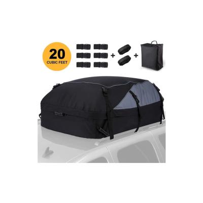 China beach & Vacation Custom 130*100*45cm Waterproof PVC 500D Clip Grid Car Roof Bag Cargo Carrier With Storage Bag Package for sale