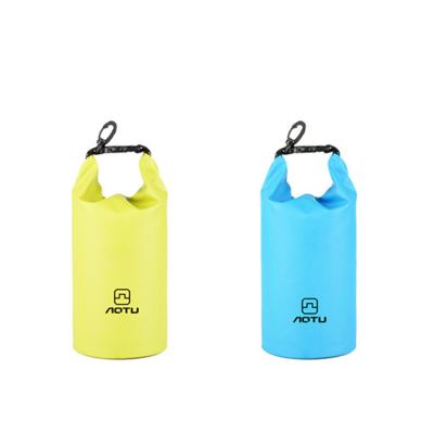 China 250D PVC 2L 12*28CM Mini 250D PVC Camping Dry Bag for Camping Rafting Kayaking Boating Swimming Hiking Beach Fishing for sale