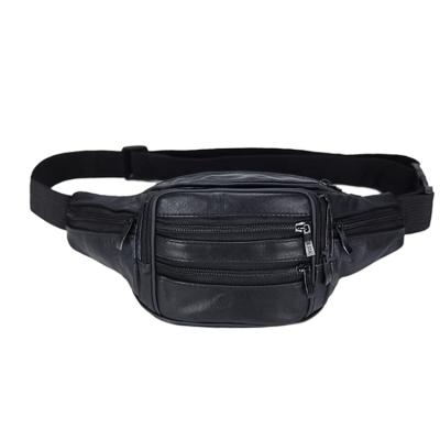 China Multifunctional Water Proof Hip Bum Leather Fanny Men Waist Belt Pack Bag To Increase Recycling for sale