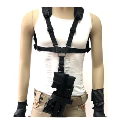 China Military Belt Rig Harness Tactical Vest Tactical Belt Molle Chest Belt Straps with Suspenders for sale