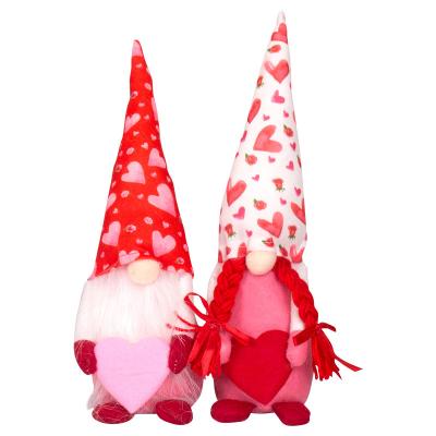 China Rudolph Plush Toy Stuffed Gnomes Doll Stuffed Doll Gnomes Valentine's Day Decorations Gifts 2022 New Valentine's Day Ornaments Table Gnomes Decor for sale