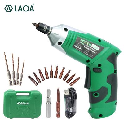 China LAOA 3.6V Wood Portable Electric Screwdriver Electric Drill for sale