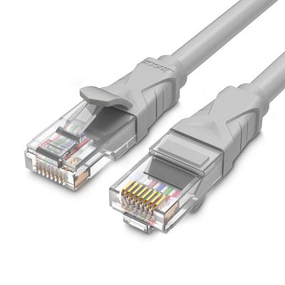 China Computer Engineering Gray 28AWG 4 Twisted Pair Utp Cat5e Patch Core Oxygen Free Copper Cable for sale