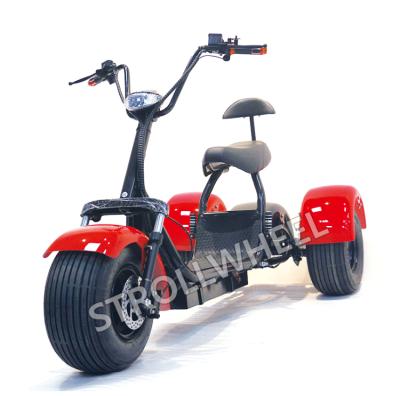 China 2019 1500W 60V 12Ah lithium battery electric citycoco 3 wheel scooter tricycle citycoco 18*9.5inch for sale