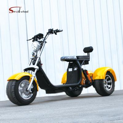 China citycoco 1500W scooter 3 wheel tricycle stand tricyelectric scooter lithium electric scooter 18*9.5inch for sale