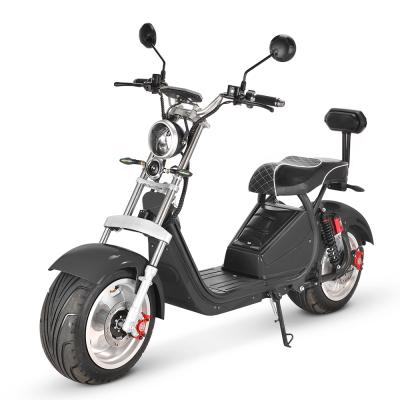 China Holland Warehouse New Citycoco 2000w Unisex Electric Scooter With Seat 20Ah Lithium Battery 60v Electric Motorcycle With 2 Big Wheel for sale