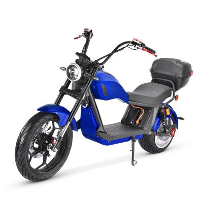 China Scooter 1500W Citycoco Scooter Motorcycle 60V 20AH Brushless Adult Electric Battery E Scooter Front Wheel 17inch; 12inch rear wheel for sale