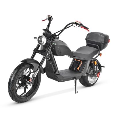 China EU warehouse Citycoco 2000w adult 2 seats with cheap fat tire motorcycles adult 60v 2*20ah battery e scooter 12inch for sale