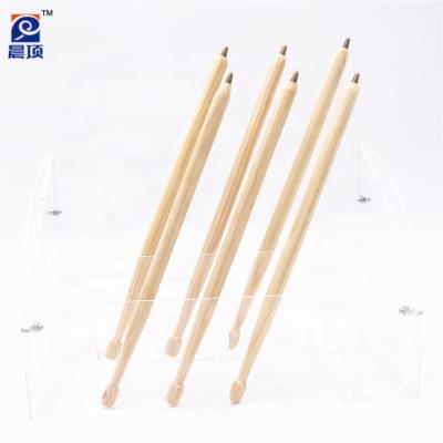 China Promotional Wooden Drumstick Pen Promotional Pen Eco - Friendly Natural Wooden Pen for sale