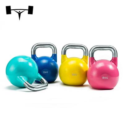 China Gym fitness MOQ 1000KG China competition steel kettlebell color for sale