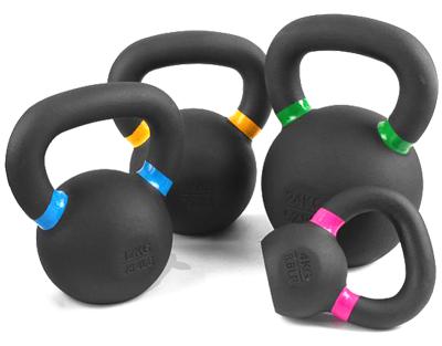 China Durable Hot Selling Professional Powder Coated Kettlebells for sale