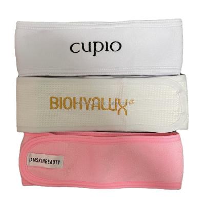 China Terry Towel Facial Make Up Women Girls Skin Care Hairband Hairband Spa Head Bands Makeup Skin Care Wash Headband Fluffy With Logo for sale