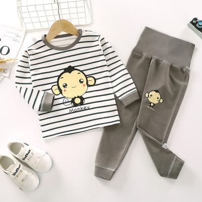 China Breathable Children Warm Clothes Cotton Fabric Comfortable Unisex Children's Pajamas Boys Single Sleepwear for sale