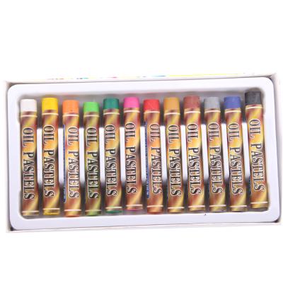 China Color Crayon Non Toxic Wax Oil 12 Colors Crayon Oil Pastel Crayon for sale