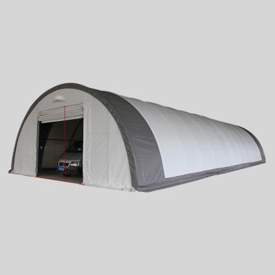 China Hot dip galvanized outdoor prefab tent 3.66*6.1*2.44m warehouse building storage prefab shelter industrial shelter for sale