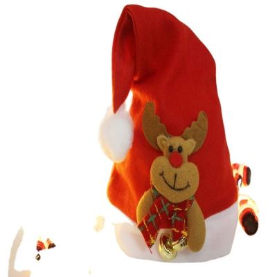 China Durable A Large Number Of WholesaleMini Cloche Hat Bear Christmas Fluffy Hat For Christmas for sale