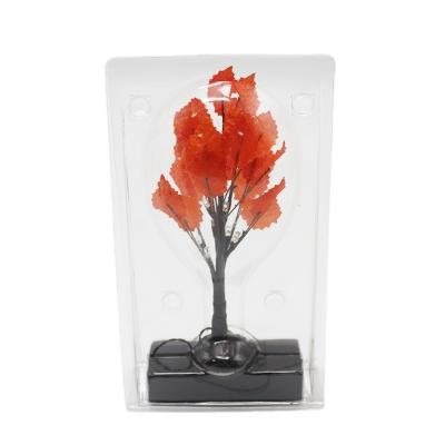 China Desktop Christmas TreeChristmas de decorationMini PP Christmas Maple Tree Mini Decorative Tree Only for sale