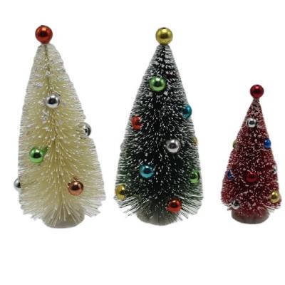 China Christmas Supplies Beaded Christmas Tree with Beautiful Mini Tower Pine Christmas Tree with Feature Exclusive Cedar Tree for sale