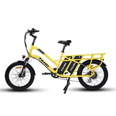 China Fast Food Delivery Aluminum Alloy City Green Power Pizza Box Bag Electric Bicycle 20inch 350w for sale