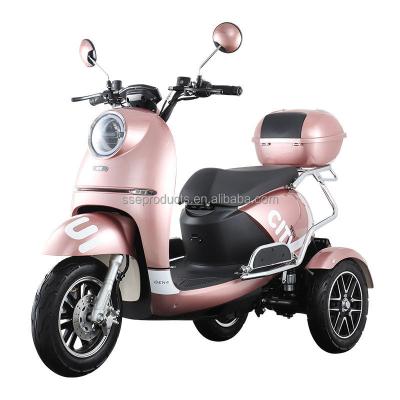 China 2021 Passenger Hot Sale New Powerful Long Range Cheap Mobility Tricycles Vintage Vespa 3 Wheel Scooter for sale