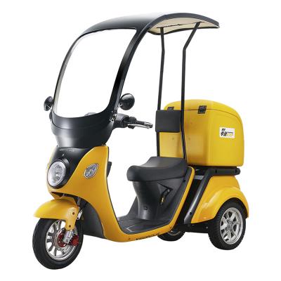 China Chinese factory lithium battery passenger disc brake safer mobility 3 wheel electric scooter for old and disabled for sale