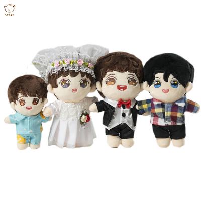 China Gifts custom plush toys soft stuffed kpop plush korean idol doll for sale