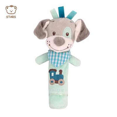 China Eco-friendly Infant Animal Rattle Soft Toy Bells Baby Toy Educational Toys for sale