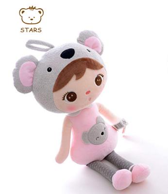 China Toy Wholesale Custom Soft Plush Cartoon Cute Doll Girl Doll Toy With Exquisite Dress for sale