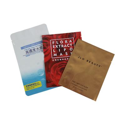 China Custom Food Printing Anti-bacteria Foil Foil Foil Pouch / Mylar Bags With Zipper For Facial Mask Packaging for sale