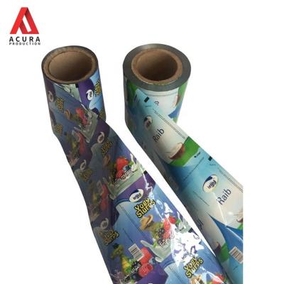 China Logo Design Aluminum Laminated Food Plastic Packaging Rolls Moisture Proof Wholesale Printing Film for sale