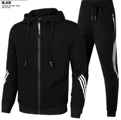 China Breathable Fall Long Sleeve And Pants Sports Wear Set For Men With Hoodies Mens Sports Wear With Custom Logo OEM for sale