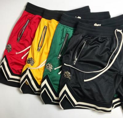 China QUICK DRY Summer Thin Boxer Shorts Embroidered Logo Gym Exercise Breathable Shorts Boxing Abbreviations Man for sale