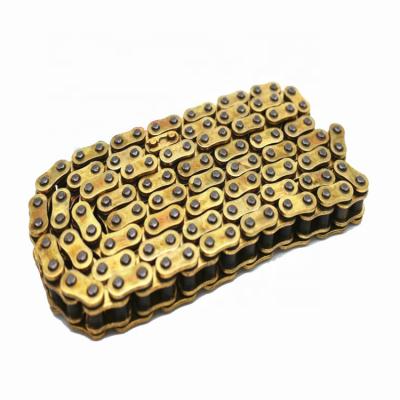 China Motorcycle Factory Supply 2mm Motorcycle 428h 128l O Ring Gold Chain for sale