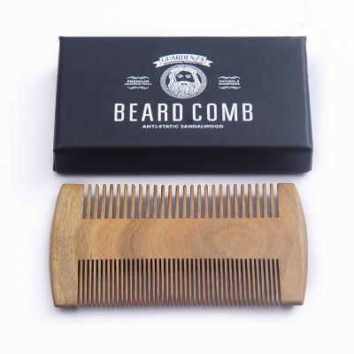 China Eco-friendly Sandalwood Hair Comb Eco-friendly Natural Hair Care Wooden Anti Static Comb for sale