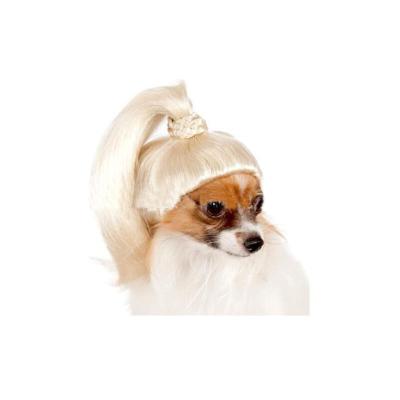 China New Fashion Viable Hot Selling Funny Pet Apparel Dog Wig For Small Pets for sale