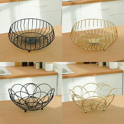 China Creative Sustainable Fruit Basket Countertops Storage Bowl for Fruit Vegetables Kitchen Display Decorative Dish Snacks for sale