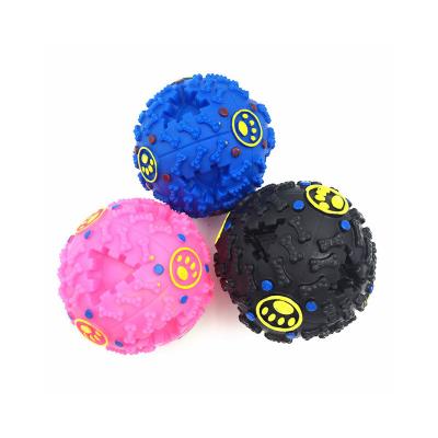 China Stocked Pet Toy Supplies Strange Call Sound Leak Ball Pet Escape Device Multi-specification Dog Toys for sale