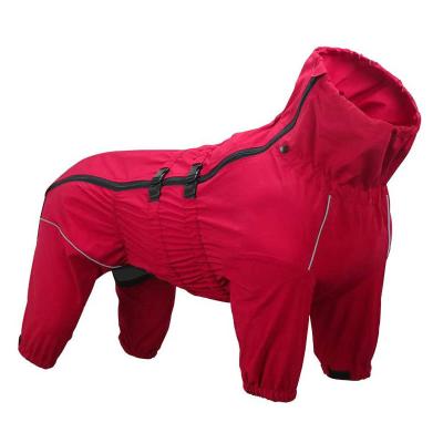 China Golden Hair Stocked Large and Medium Dog Poncho Pet Products Large Dog Raincoat Labrador Raincoat for sale