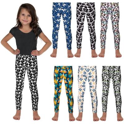 China 2021 Children Cute Tight Panda Printed Legging Baby Kids Color Fade Proof RTS Yoga Wear Sportswear Girls Sportswear for sale