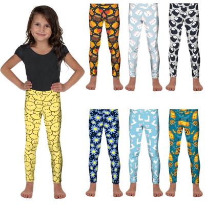 China Newest Color Fade Proof MY6036 Fashion Design Kids/Girls/Kids Printed Leggings for sale