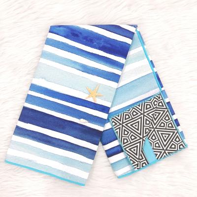 China Hot Selling Tablet Leopard Printing Quick Dry Sand Free Suede Towel Shower Bath Microfiber Soft Swimming Beach Towel for sale