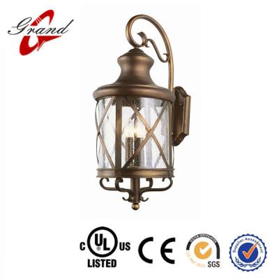 China Factory direct UL and CE certificate of tempered glass outside wall lights for sale