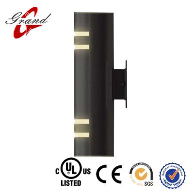 China Tempered Glass 2 Lights Aluminum Outdoor Wall Lamp for sale