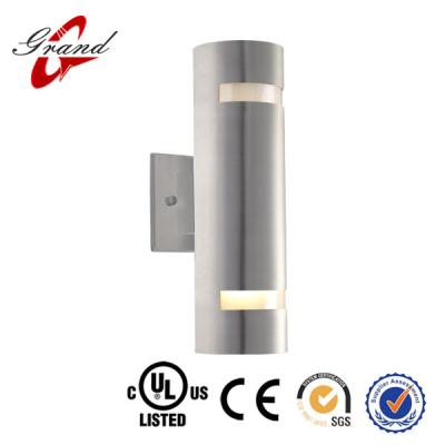 China 2017 Popular Outdoor Tempered Glass Stainless Steel Twin Wall Light for sale